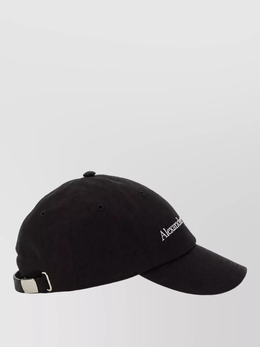 Alexander Mcqueen Cotton Logo Baseball Cap