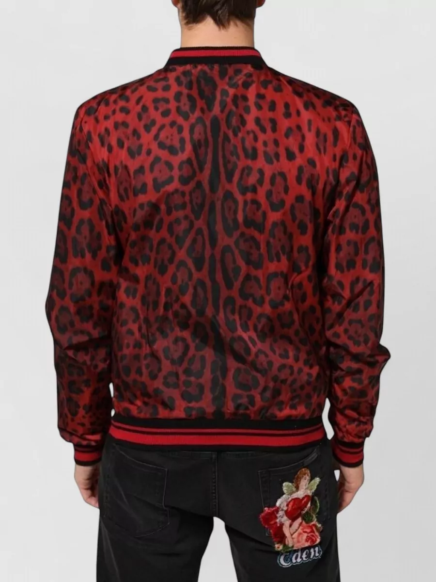 Dolce&Gabbana Leopard-Print Bomber Jacket