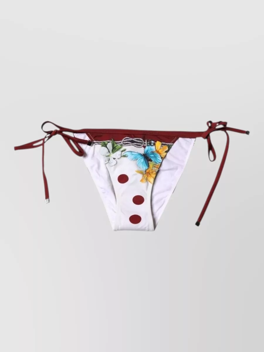 Dolce&Gabbana floral-print bikini bottoms