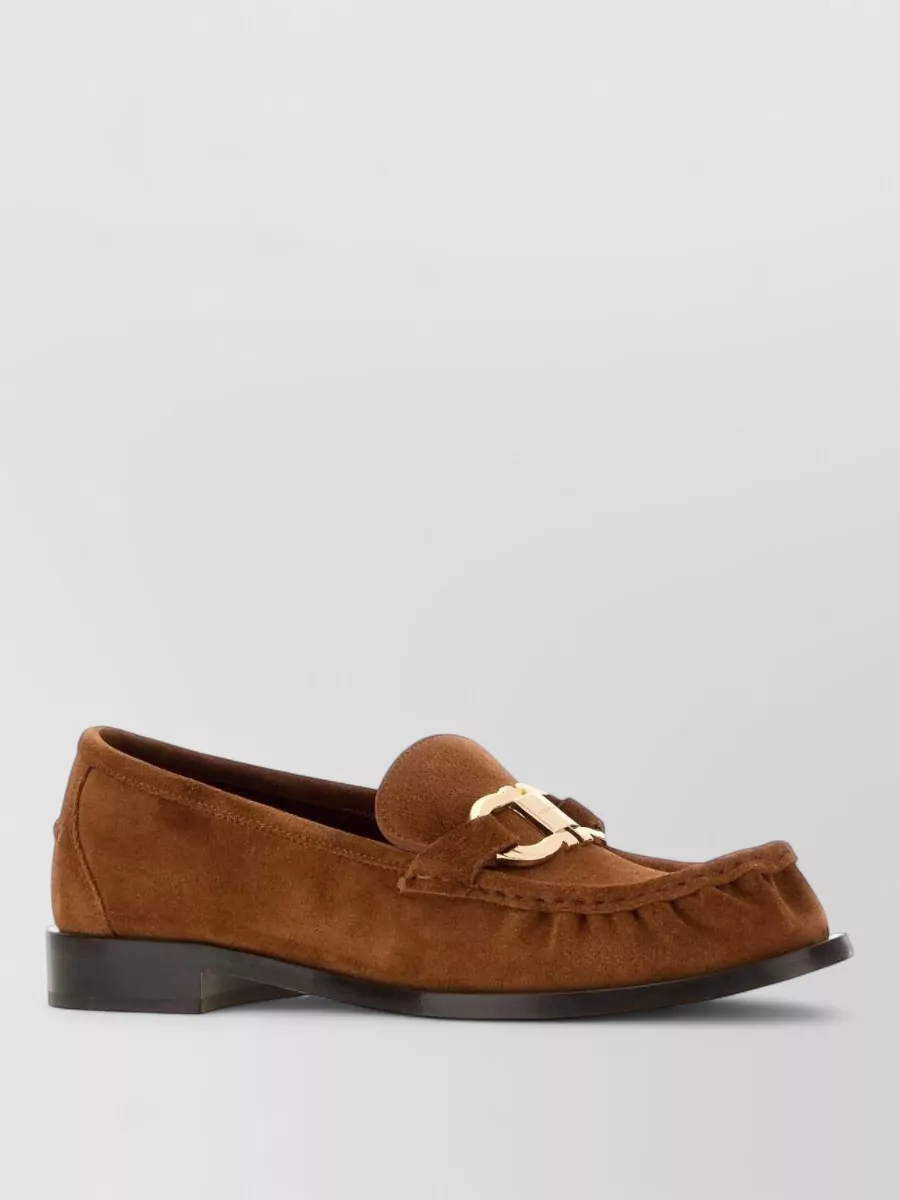 Ferragamo suede loafers