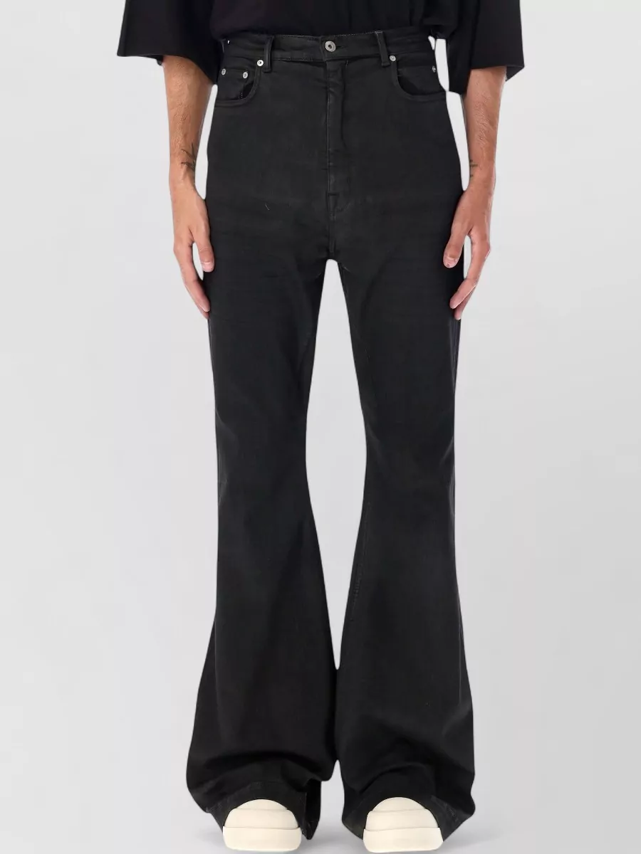 Rick Owens Drkshdw high-rise flared denim jeans