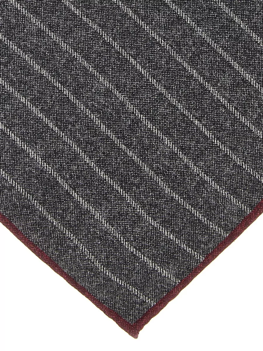Brunello Cucinelli Silk Pinstripe Pocket Square