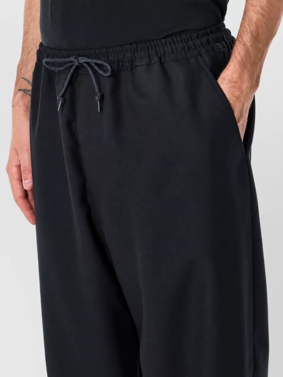 Comme Des Garçons Homme Wool Relaxed-Fit Wide-Leg Trousers