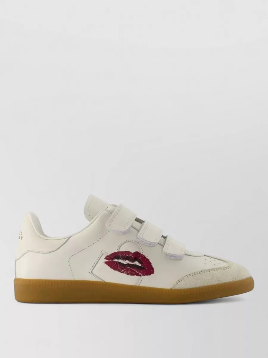 Isabel Marant Leather Low-Top Sneakers