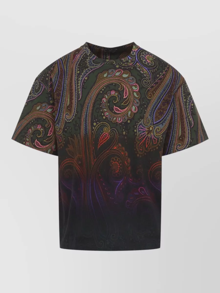Etro Printed Cotton T-Shirt