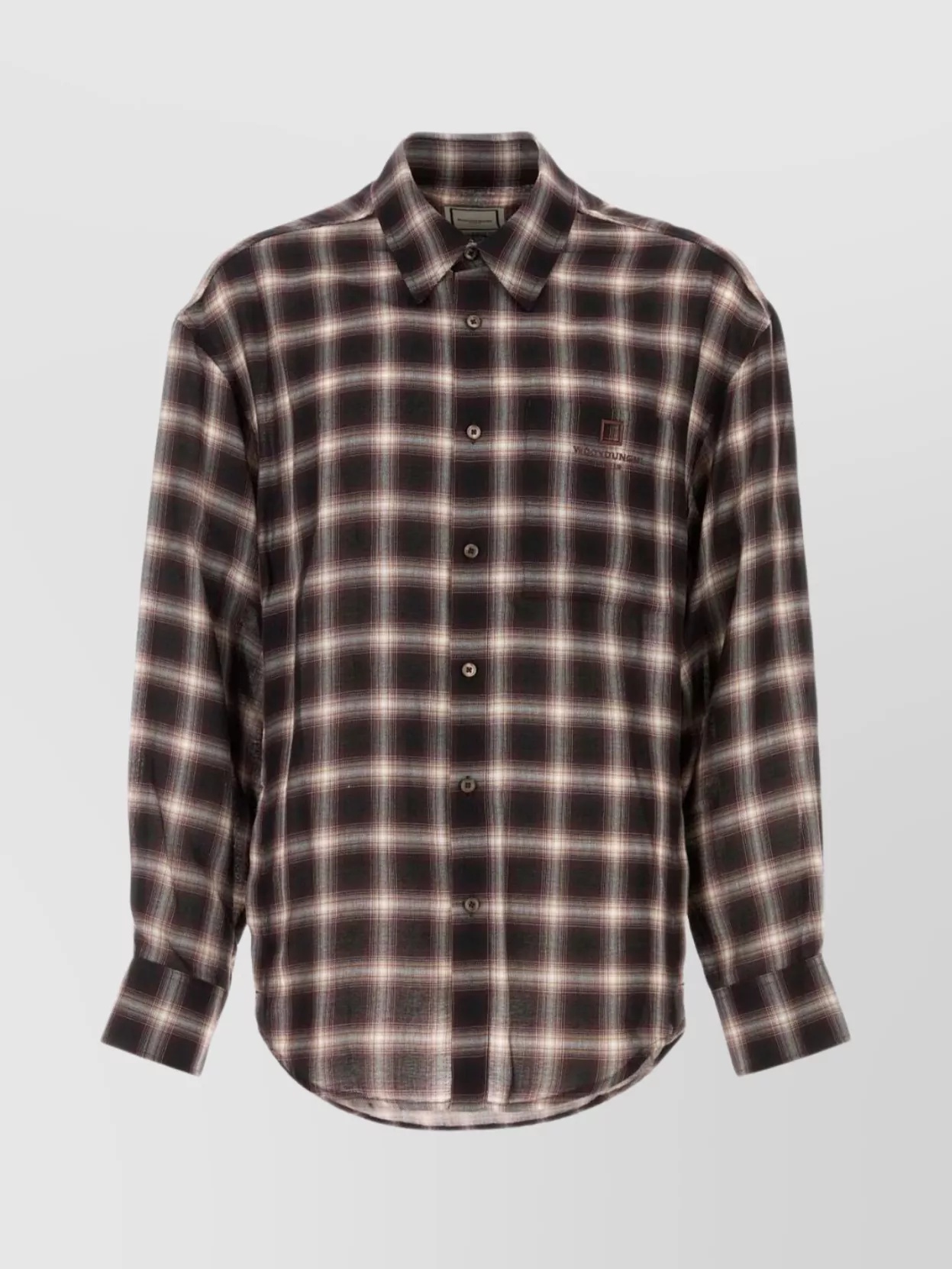 Wooyoungmi Plaid Pattern Long Sleeve Shirt With Pocket In Multi
