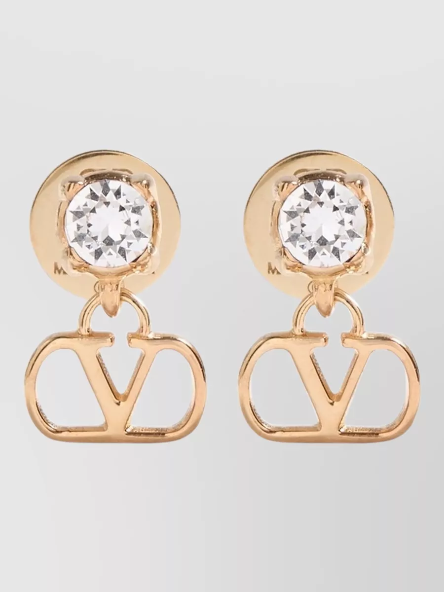 Valentino Garavani crystal-embellished earrings