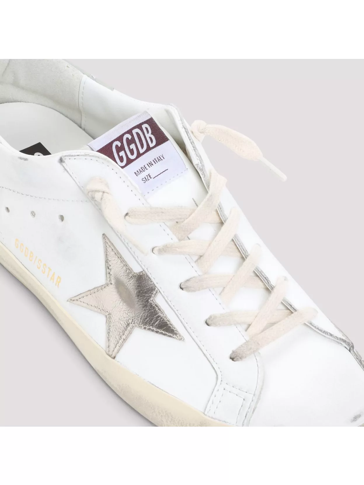 GOLDEN GOOSE SUPERSTAR SNEAKERS BEIGE SOLE