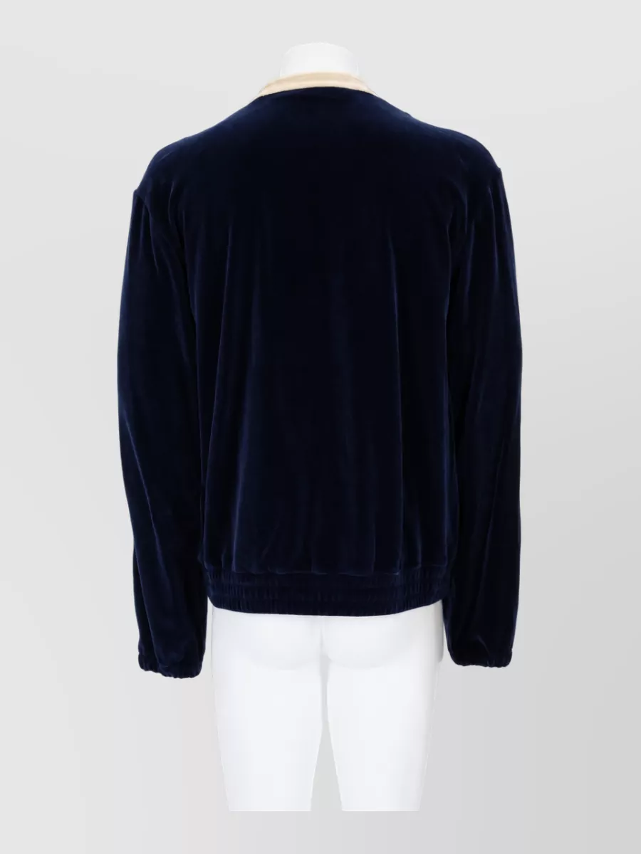 Valentino Jersey Cotton Zip Jacket