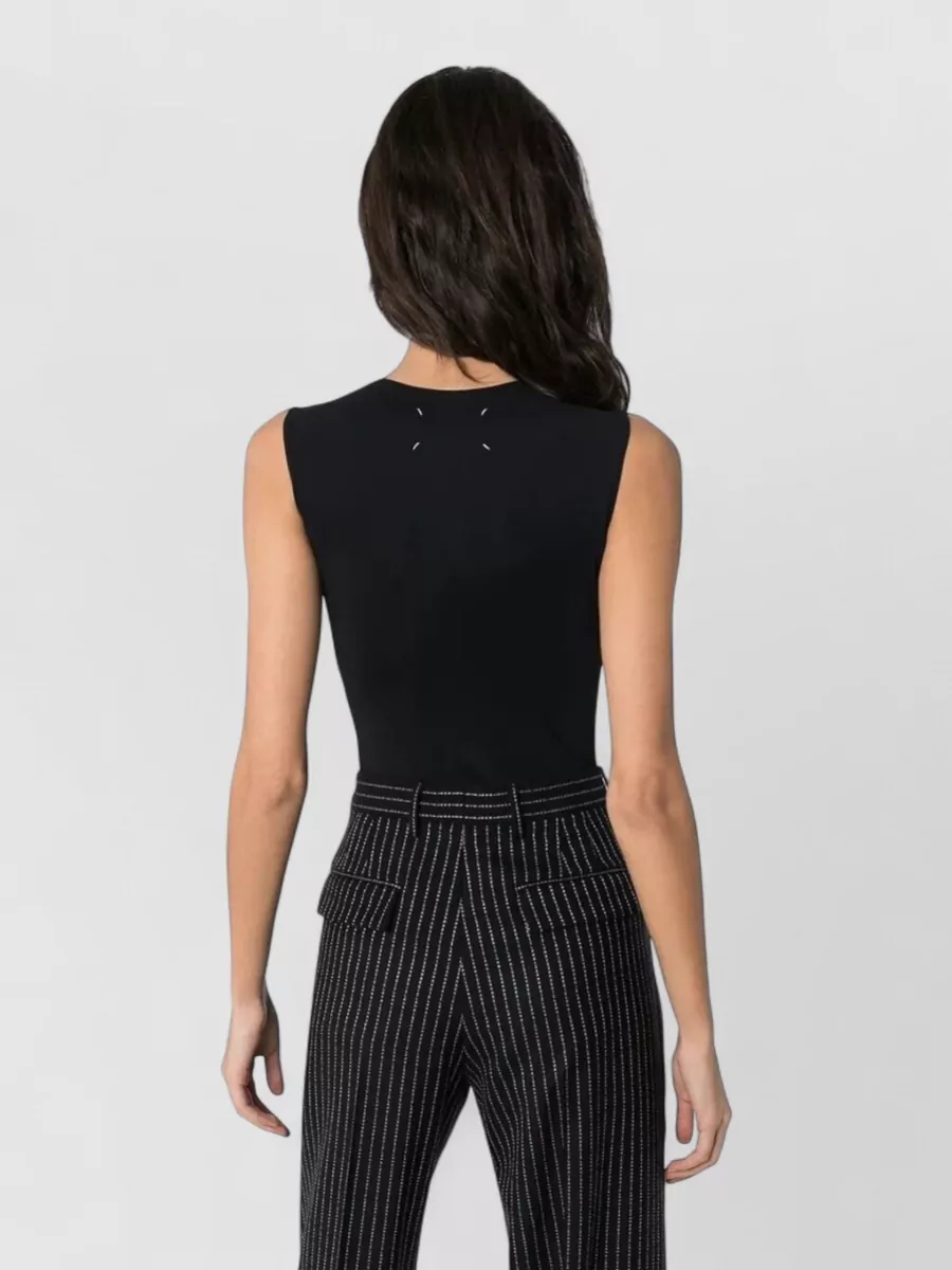 Maison Margiela Round Neck Sleeveless Stretch Body