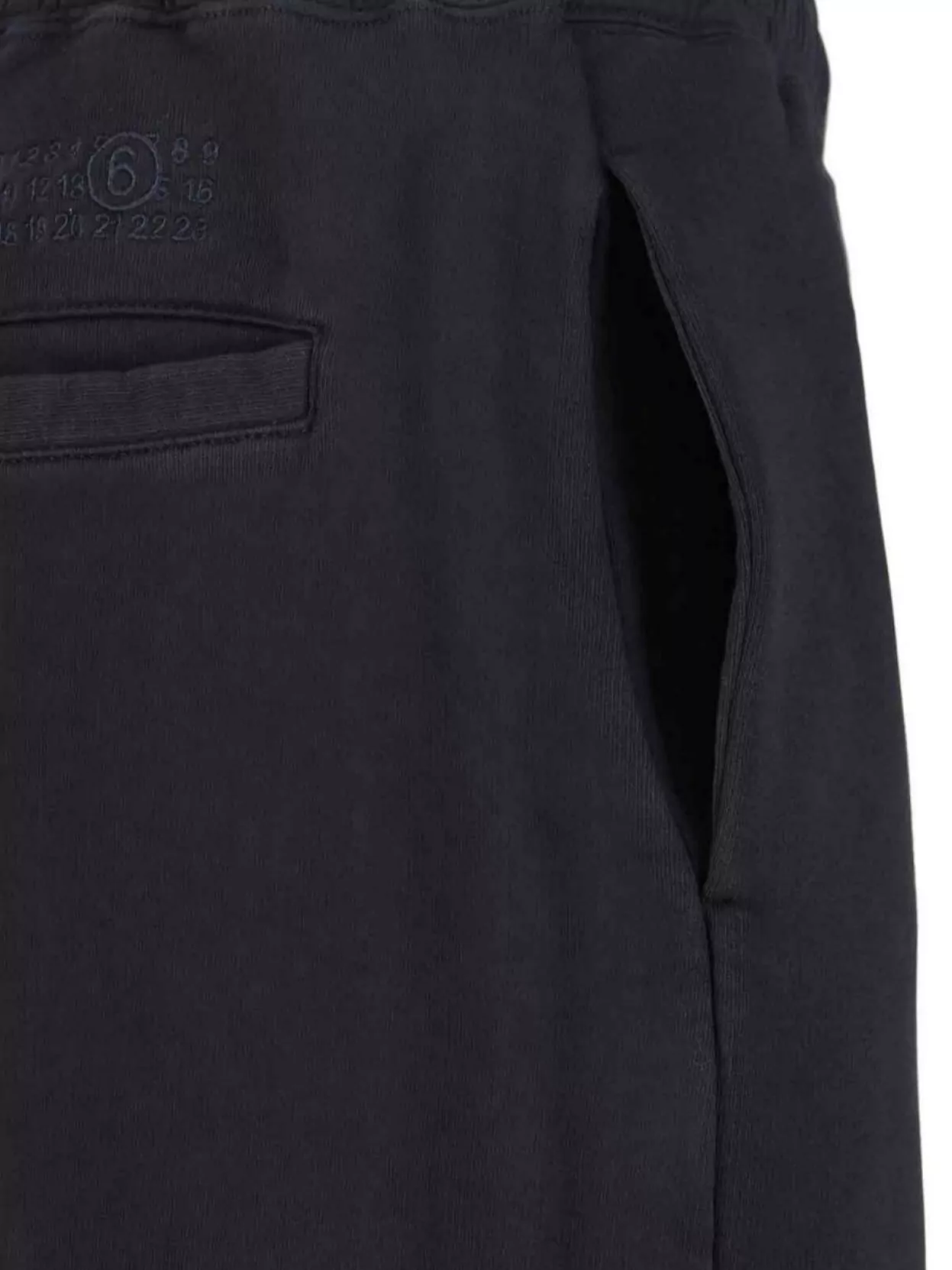 Mm6 Maison Margiela Straight Trousers With Elastic Waistband And Pockets