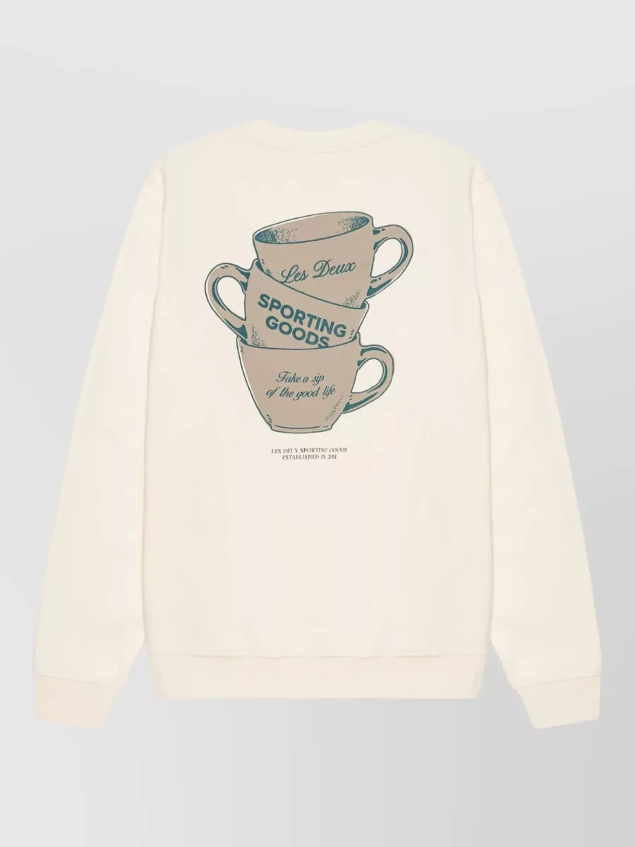 Les Deux Organic Cotton Crewneck Sweatshirt