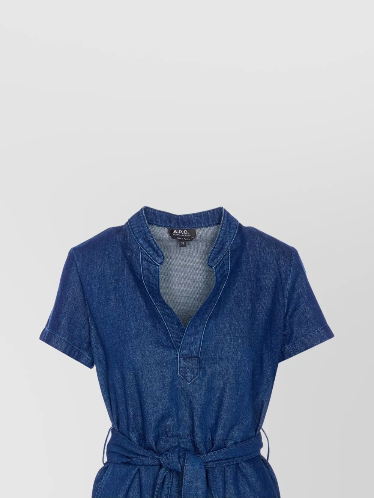 Apc A.p.c. Women Denim Annelie Dress In Blue