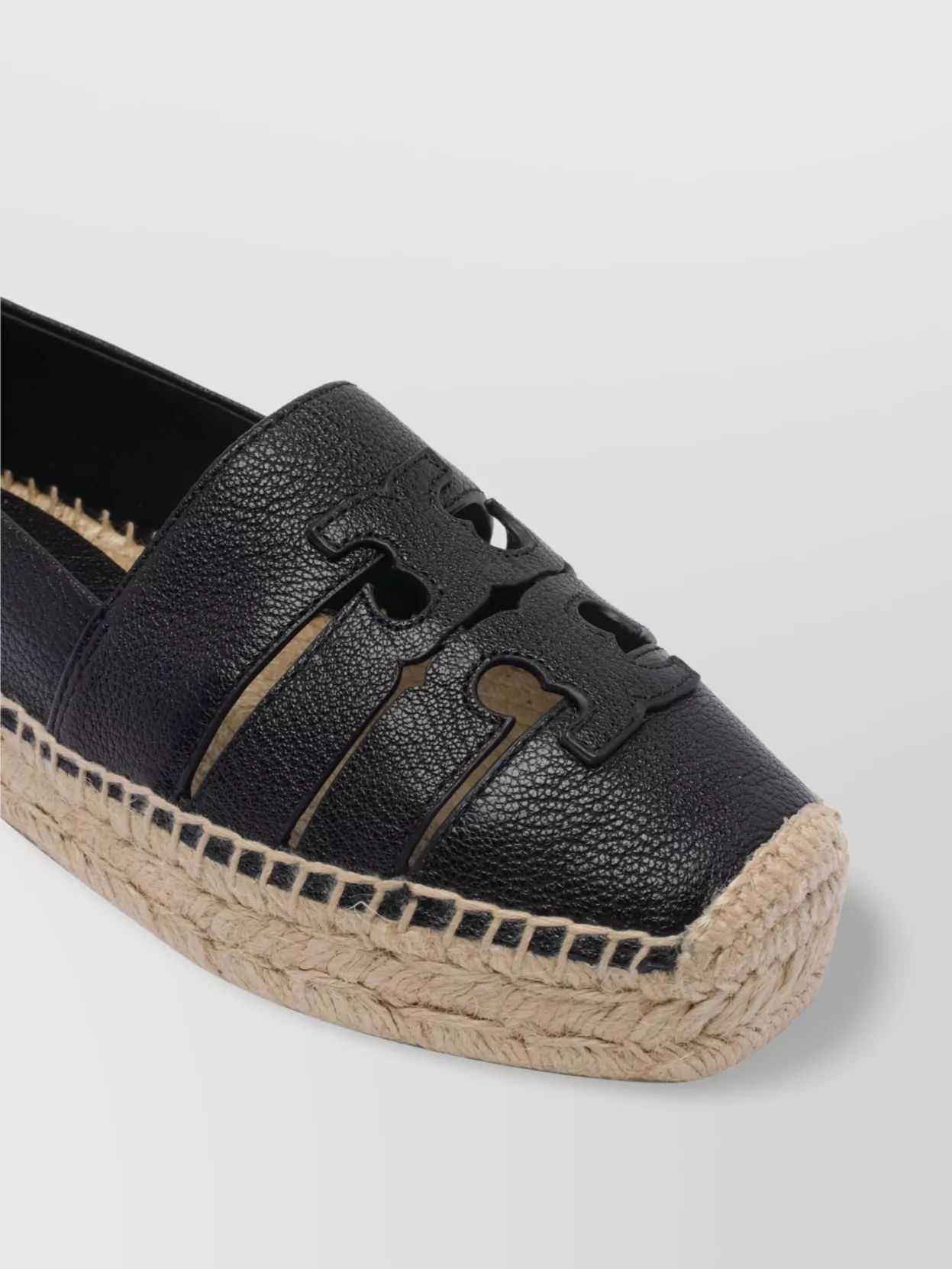 Tory Burch Multi Strap Platform Espadrilles With Cut-Out Design