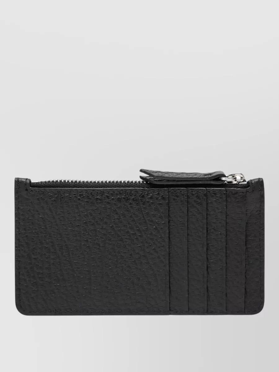 Maison Margiela leather zip cardholder