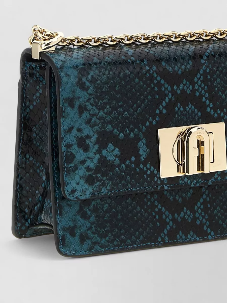Furla 1927 Mini Crossbody Bag Chain Detail