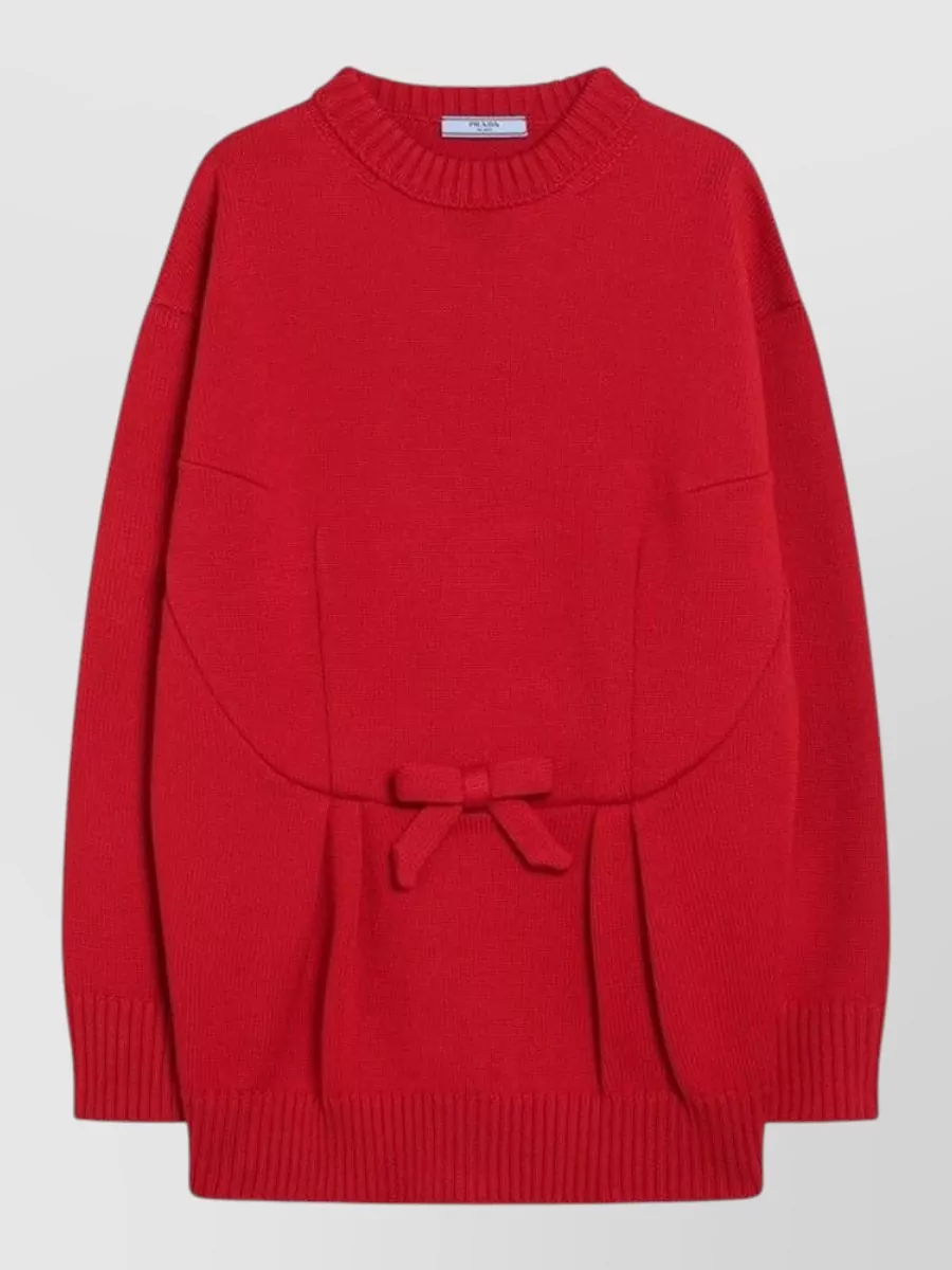 Prada Bow virgin wool jumper