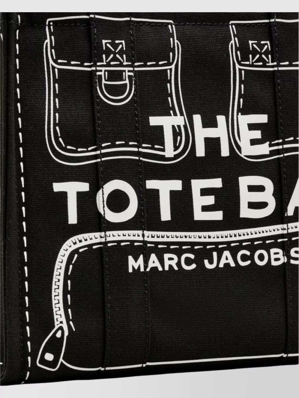 Marc Jacobs Illusion Cargo Canvas Medium Tote Bag