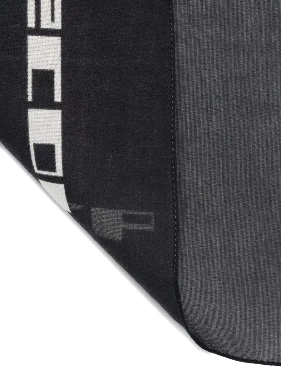 Rick Owens Drkshdw Printed Cotton Bandana