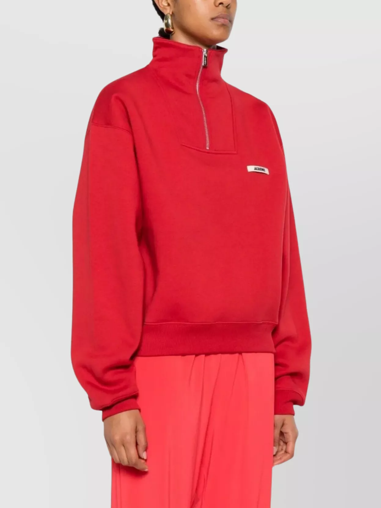 Jacquemus Chunky Ribbed Trucker High Collar
