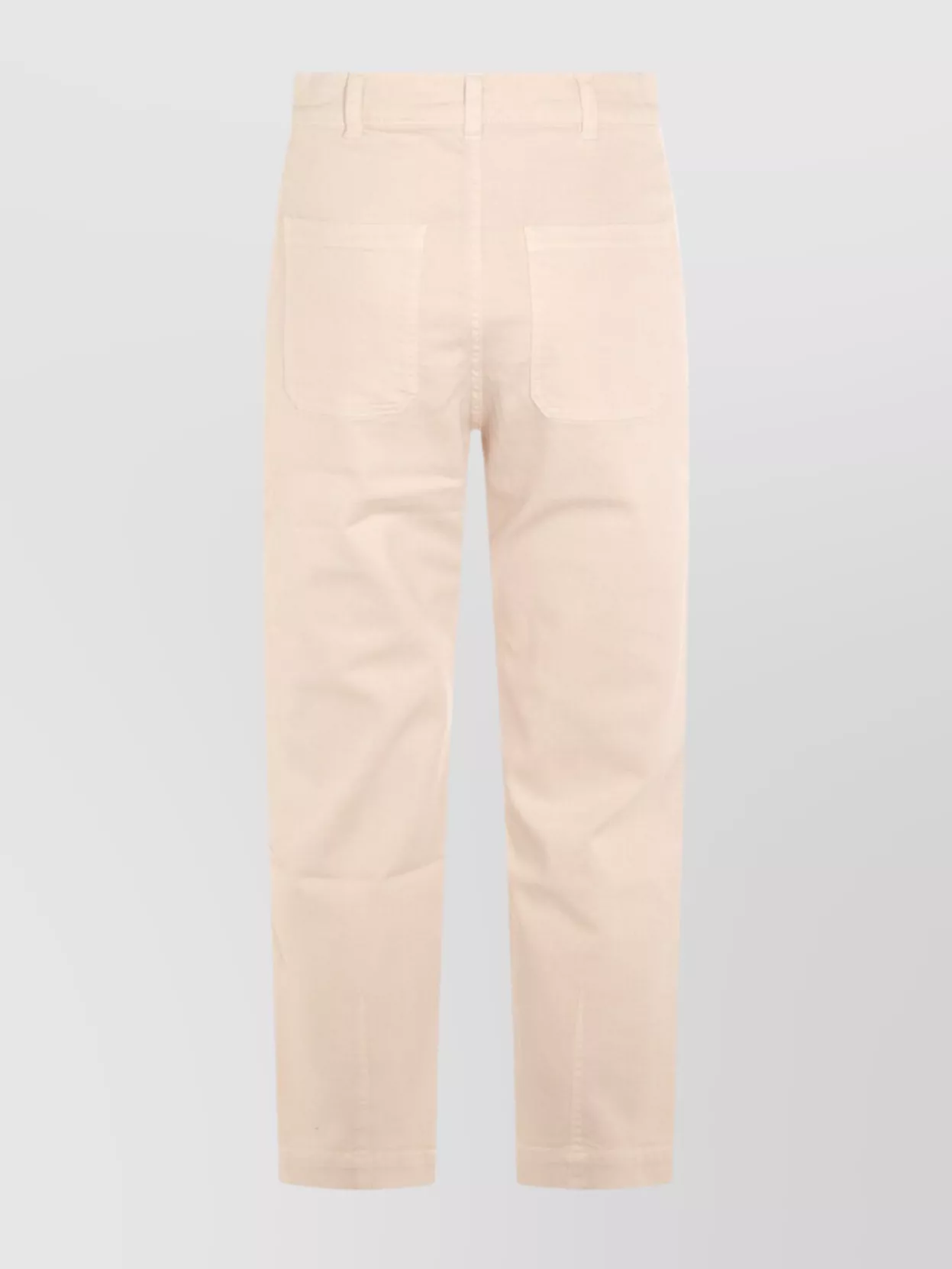 Eleventy Straight Trousers With Pockets And Belt Loops In Pink