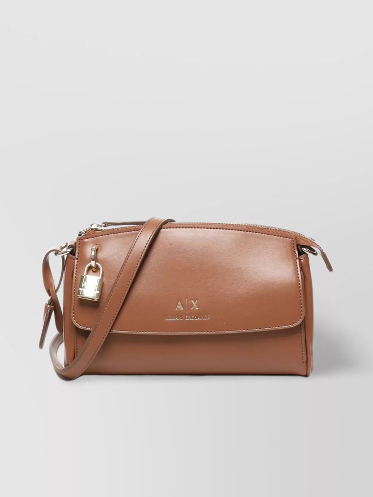 Armani Exchange Adjustable Shoulder Bag Front Flap Pocket