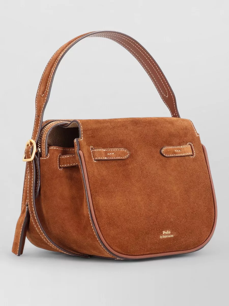 Polo Ralph Lauren Suede Mini Shoulder Bag