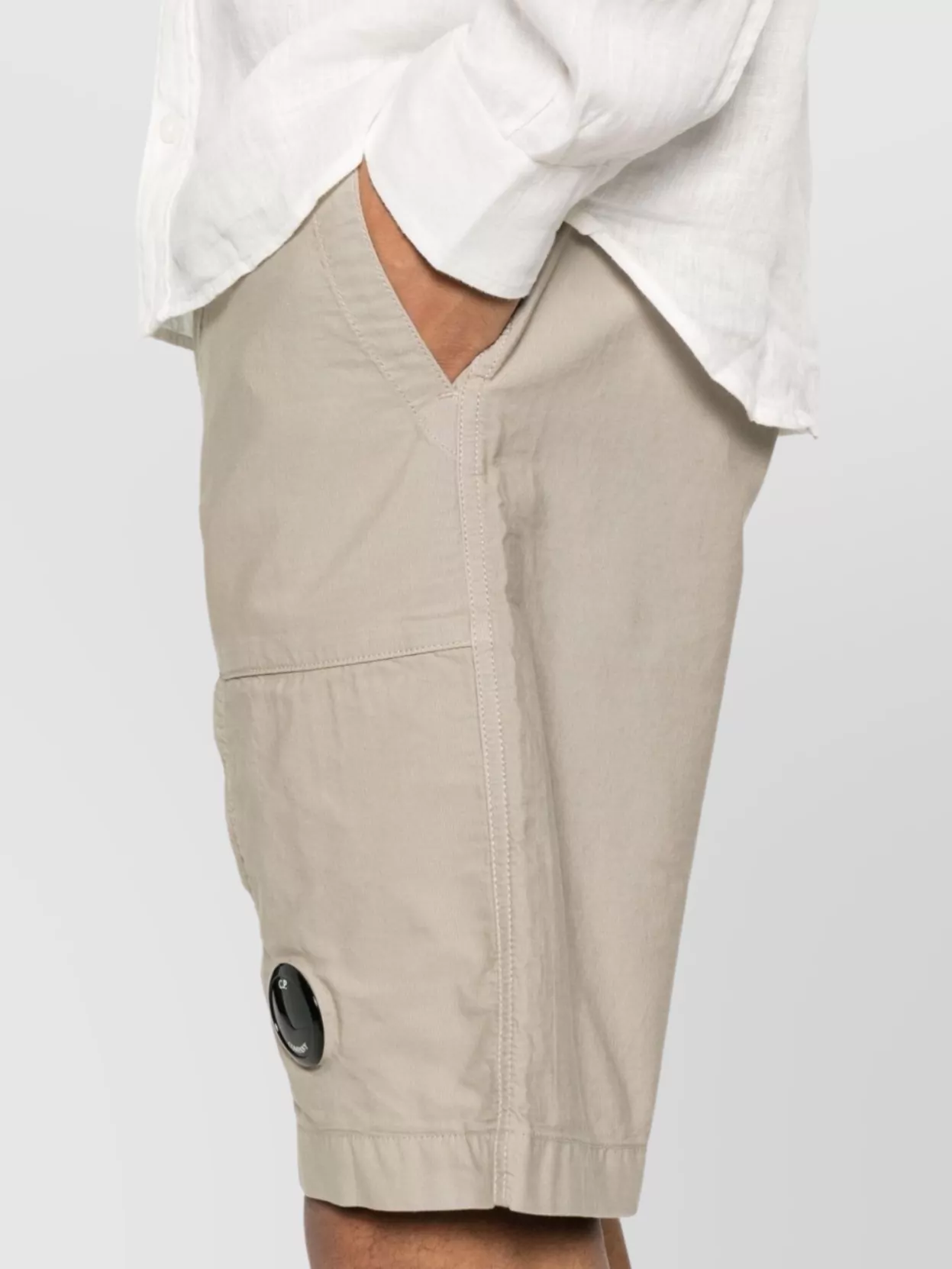 C.p. Company Tailored Shorts With Functional Elements