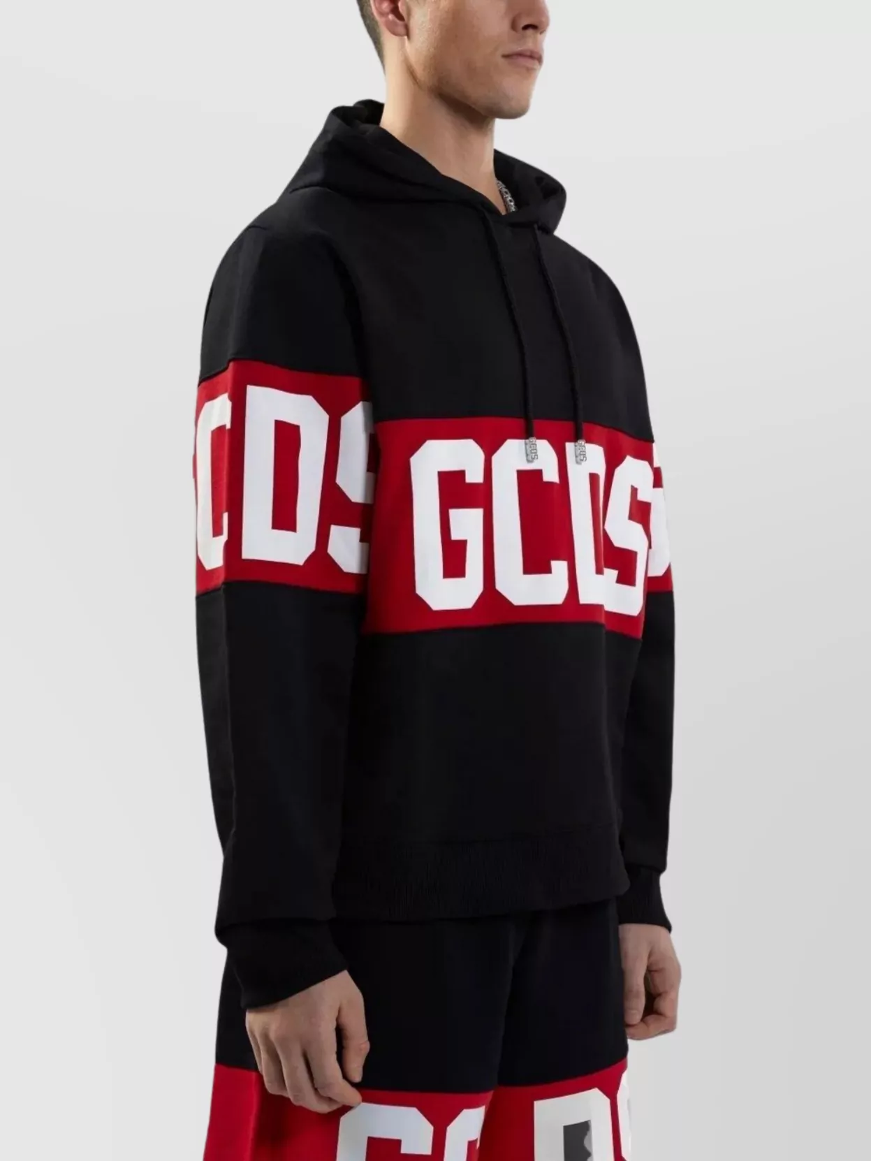 Gcds Band Logo Hoodie Drawstring Hood