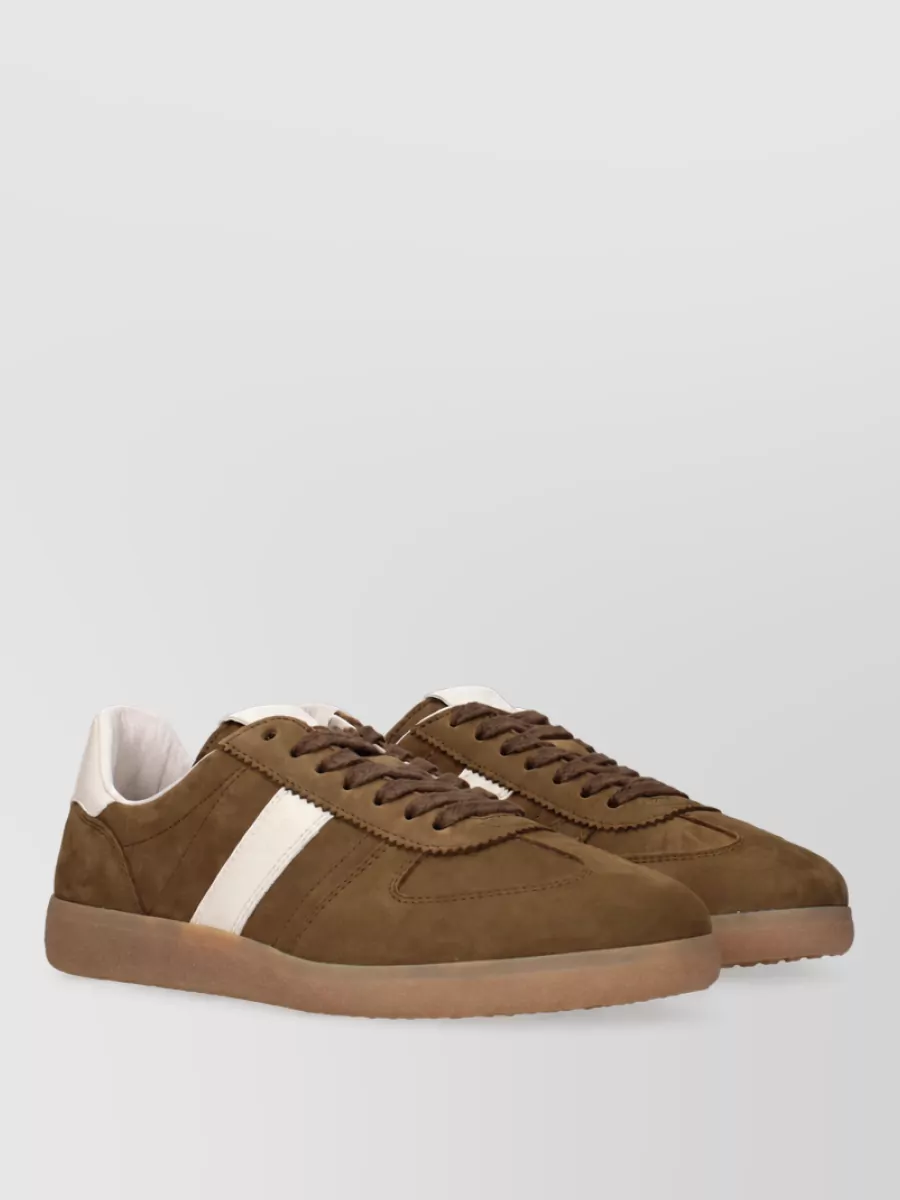 Tom Ford Suede Leather Lace-Up Sneakers