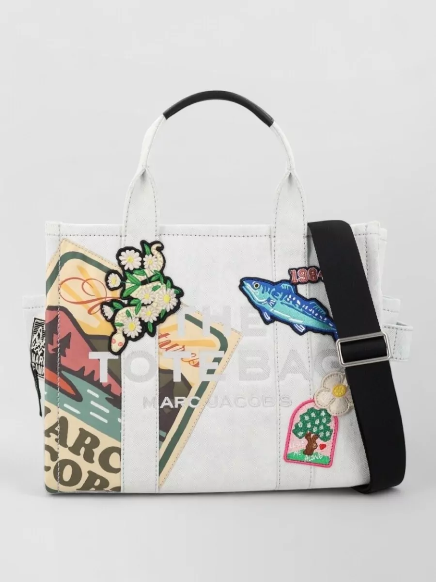 Marc Jacobs the tote bag medium cotton denim tote bag