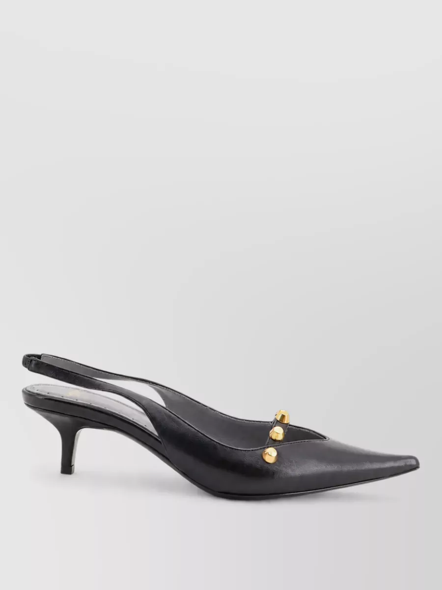 Balenciaga Leather Slingback Mules