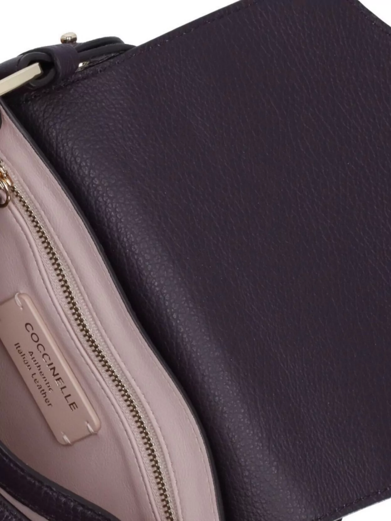 Coccinelle Pebbled Leather Shoulder Bag