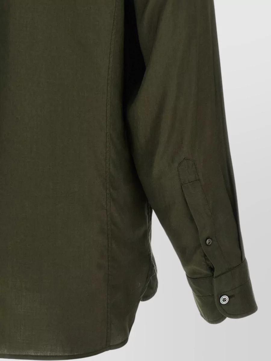 Tom Ford Long Sleeve Shirt Button Collar Pocket