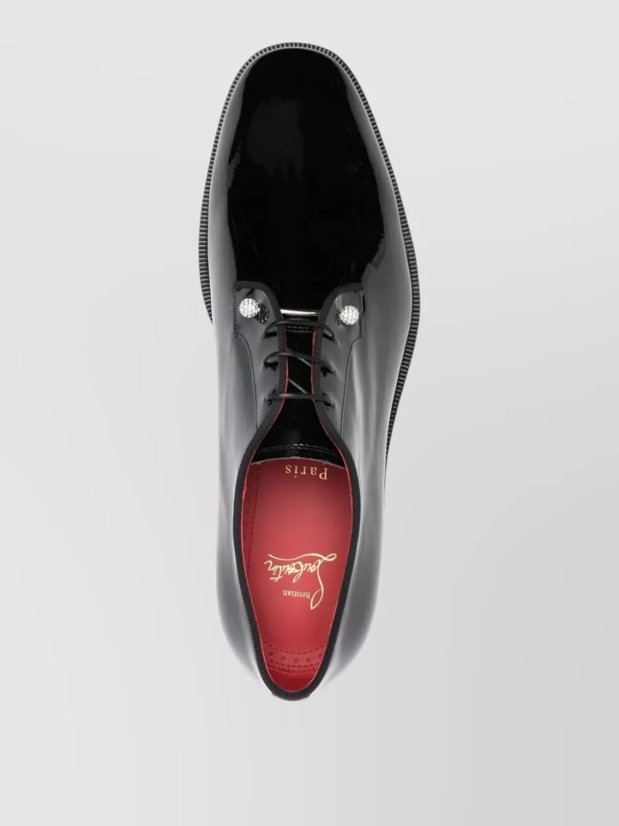 Christian Louboutin Patent Leather Oxford Shoes