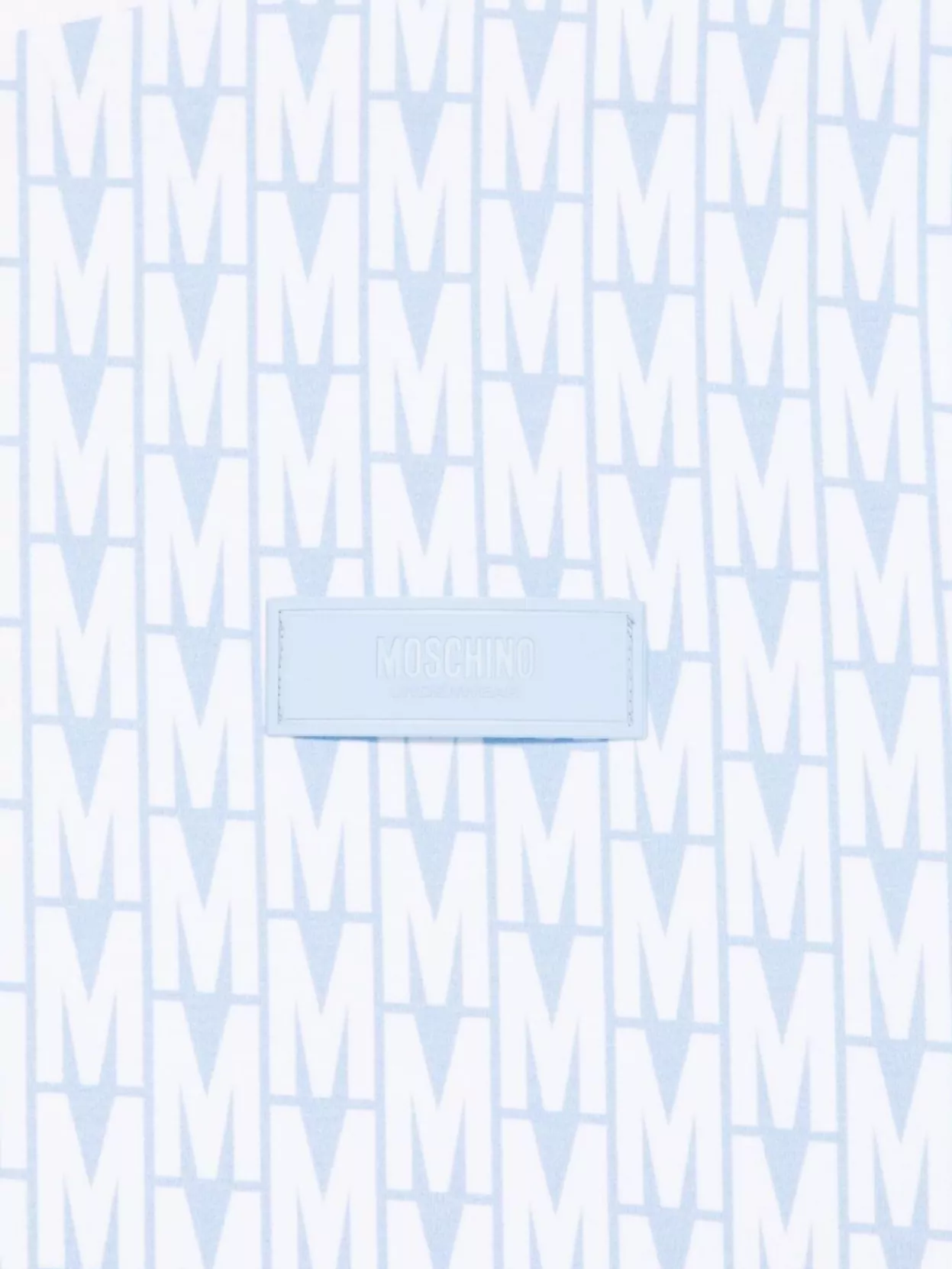 Moschino Crew Neck T-Shirt Logo Patch
