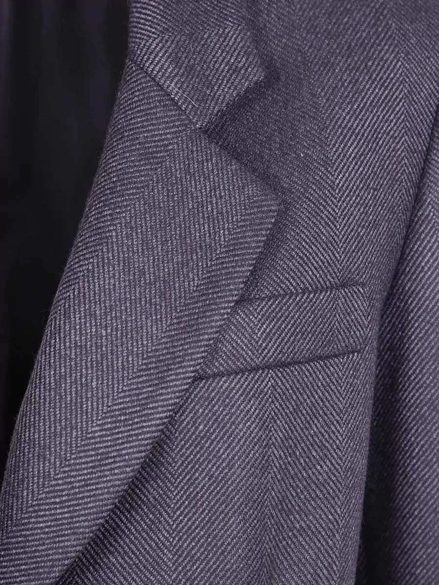 Drhope Single-Breasted Long Coat