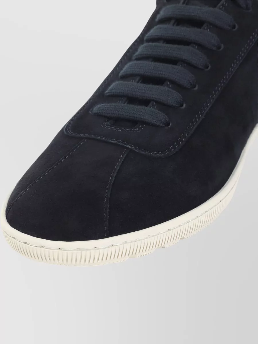 Giorgio Armani Leather Low-Top Sneakers