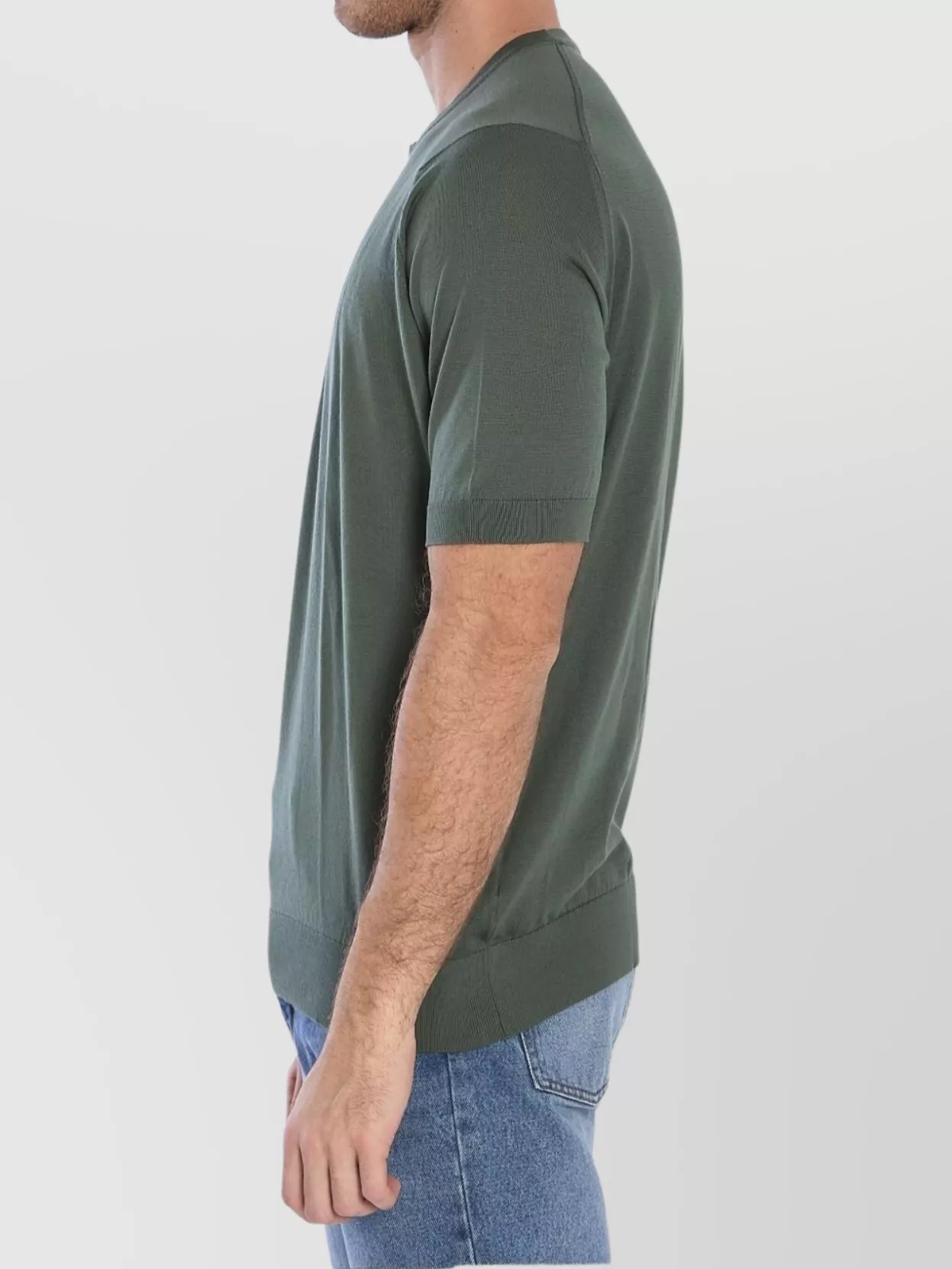 John Smedley Cotton Kempton Crew Neck T-Shirt S/S