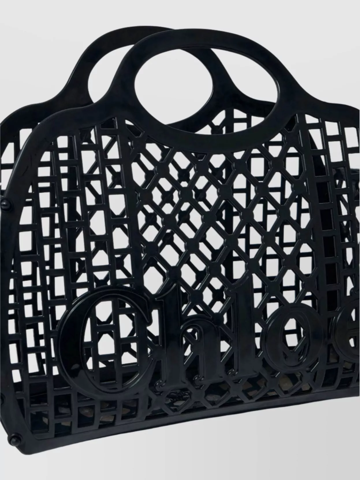 Chloé Jelly Cage Tote Bag With Cut-Out Design