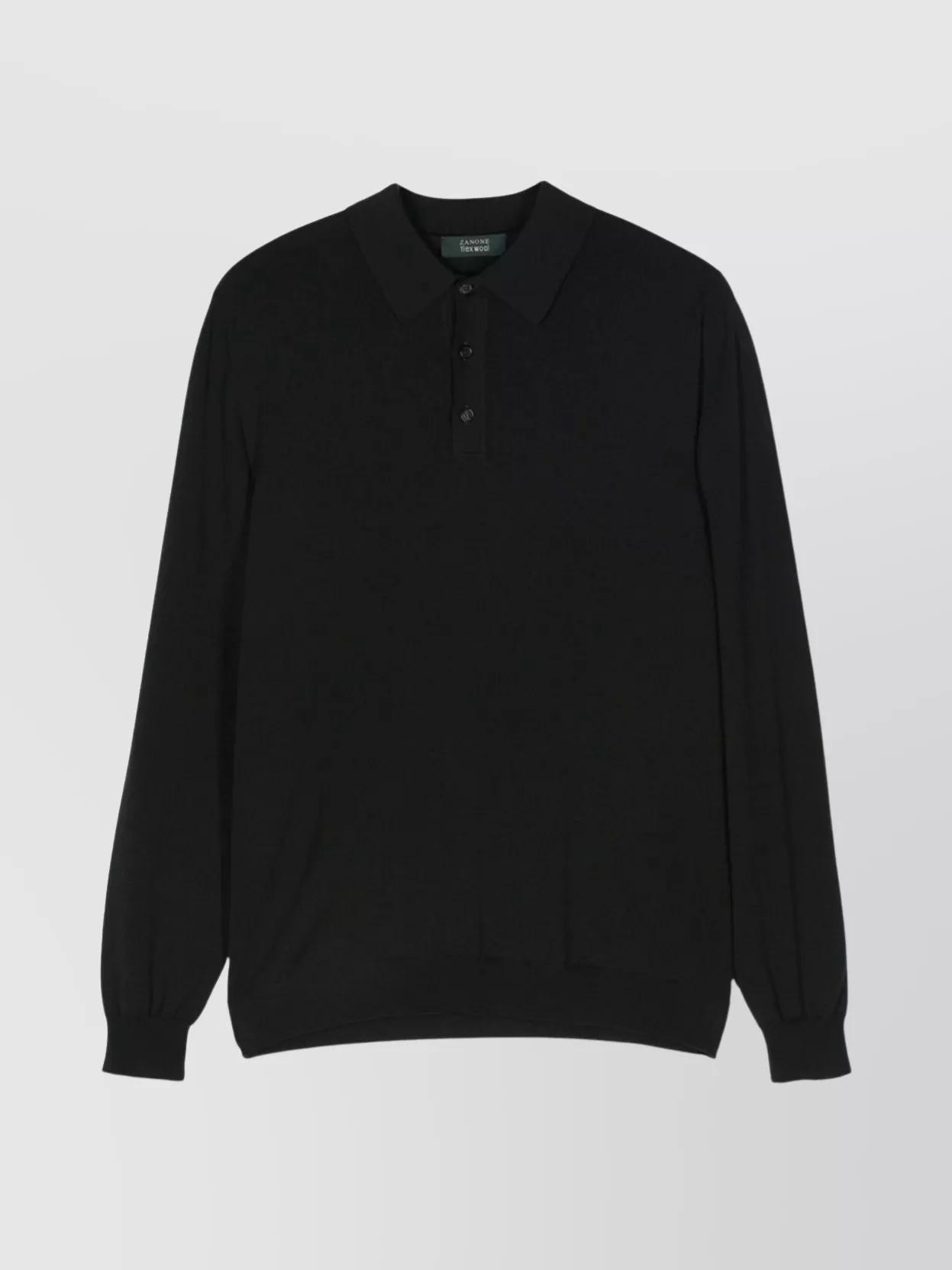 Zanone Slim Fit Long Sleeves Polo Collar