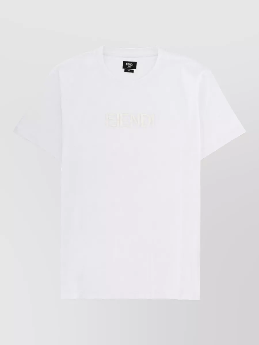 Fendi Cotton Logo-Print T-Shirt