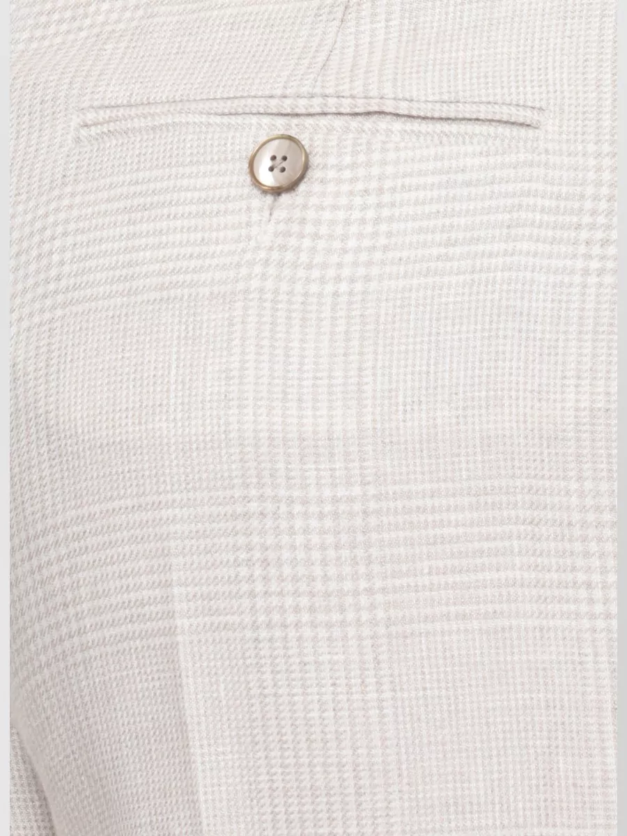 Lardini Straight-Leg Linen Suit Trousers