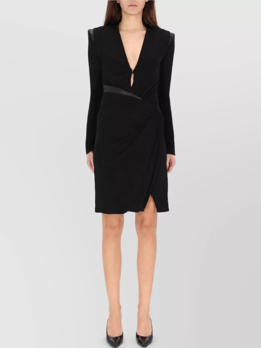 Versace V-Neck Mini Dress