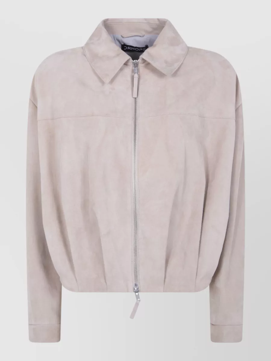 DrHope suede bomber jacket