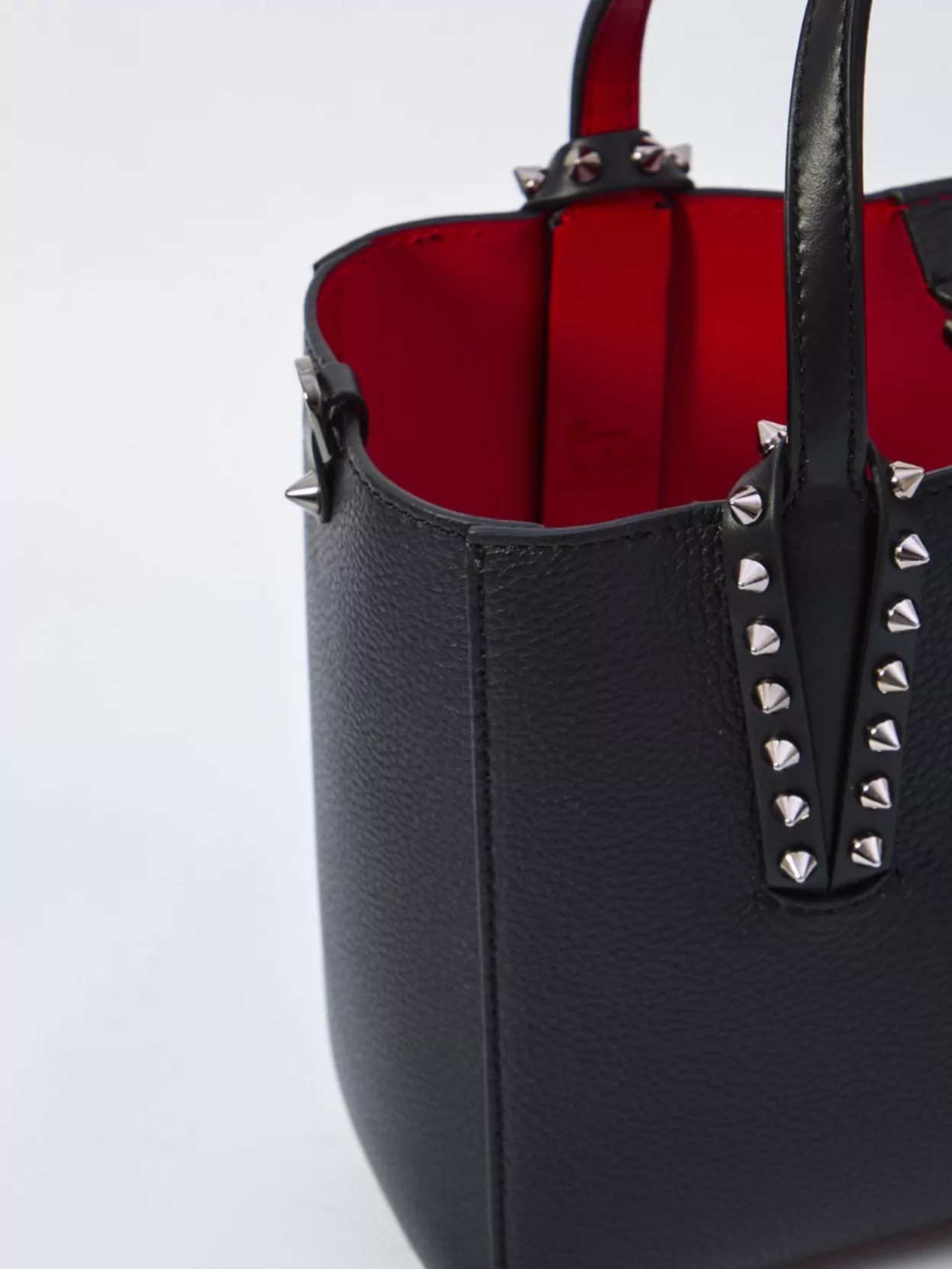 Christian Louboutin Grained Leather Tote Bag
