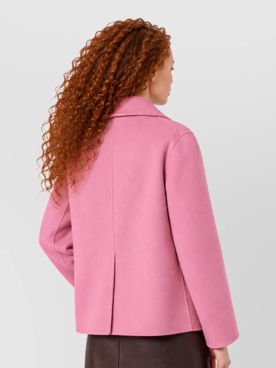 S Max Mara Virgin Wool Single Breasted Coat