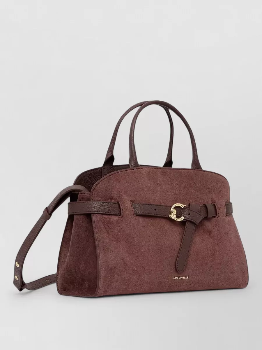 Coccinelle Suede Shoulder Bag