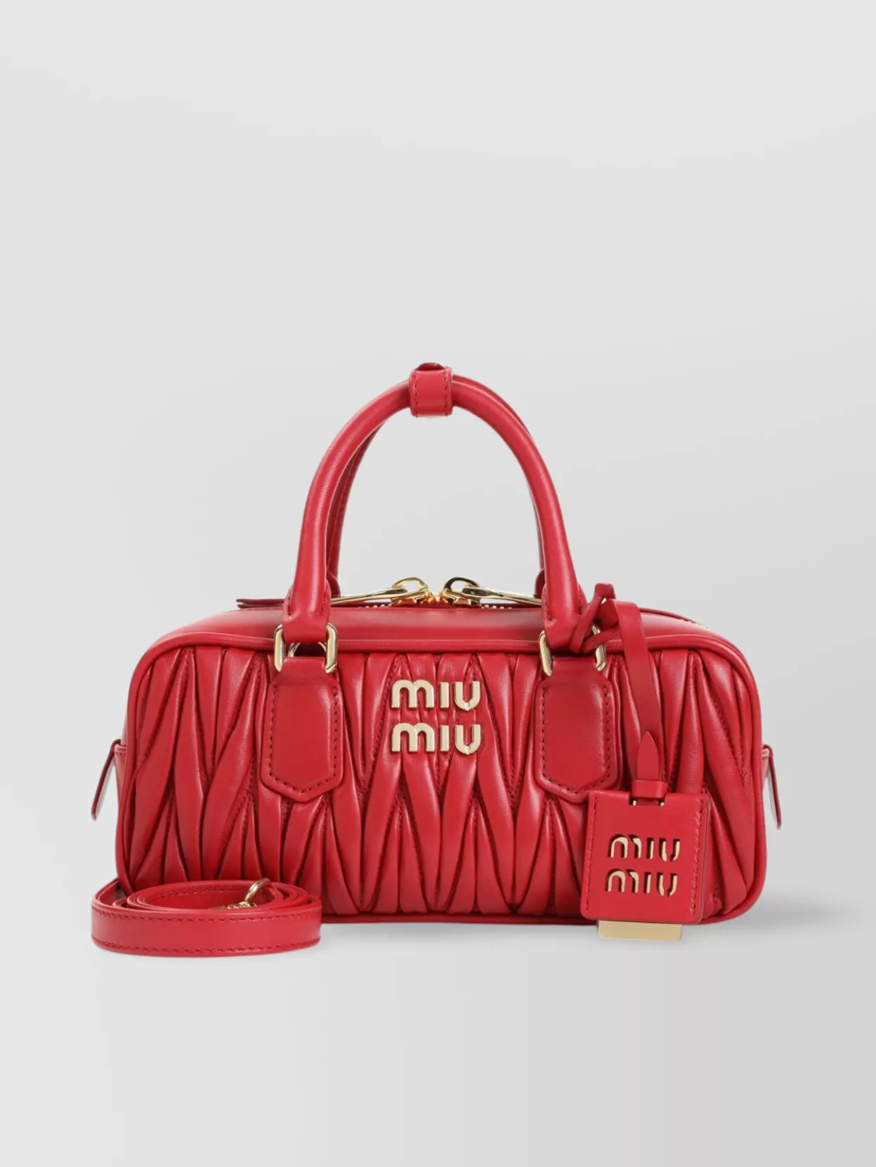 Miu Miu Lamb Leather Quilted Handbag