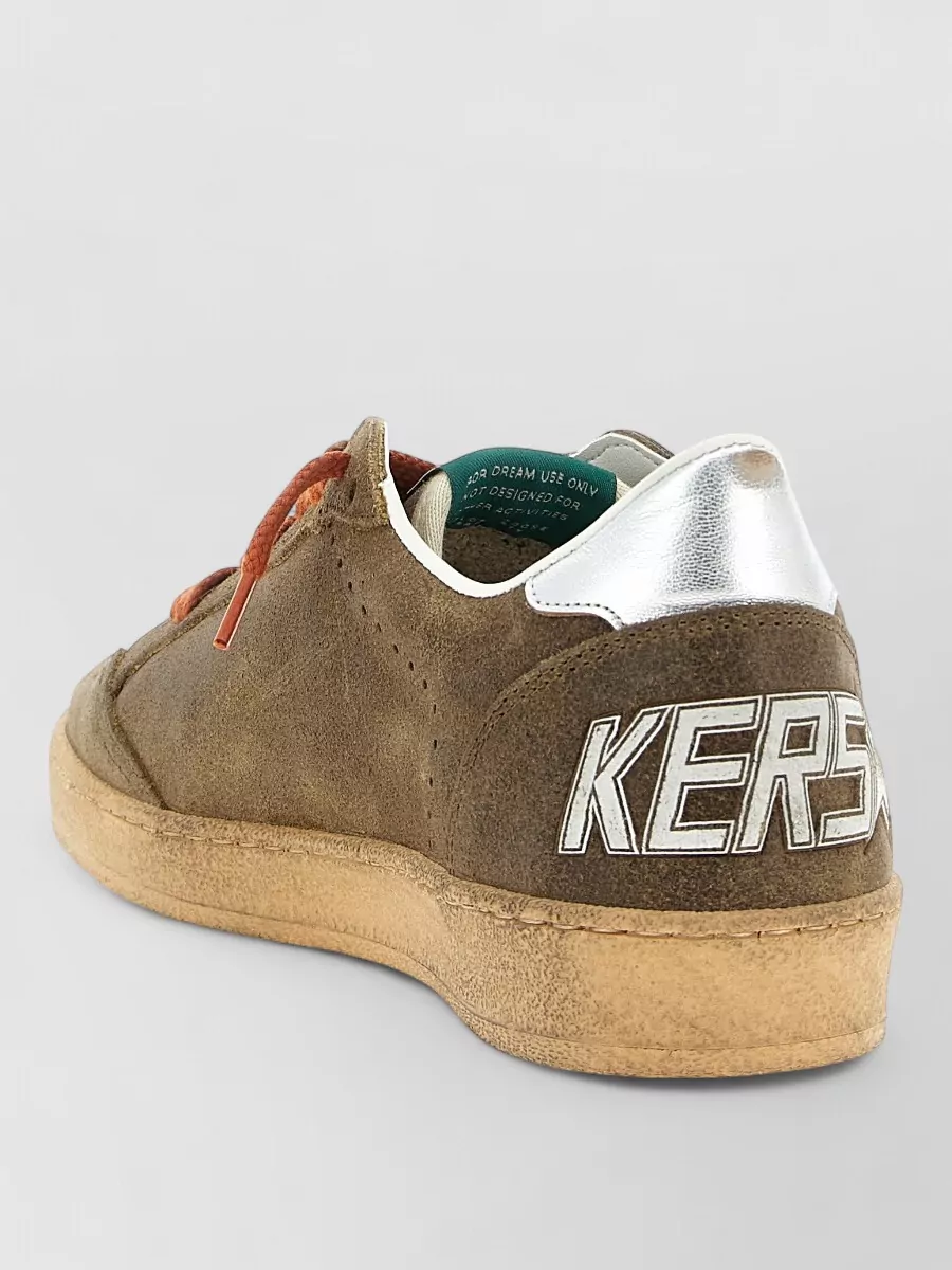 Golden Goose Star Sneaker Metallic Heel Tab Perforated